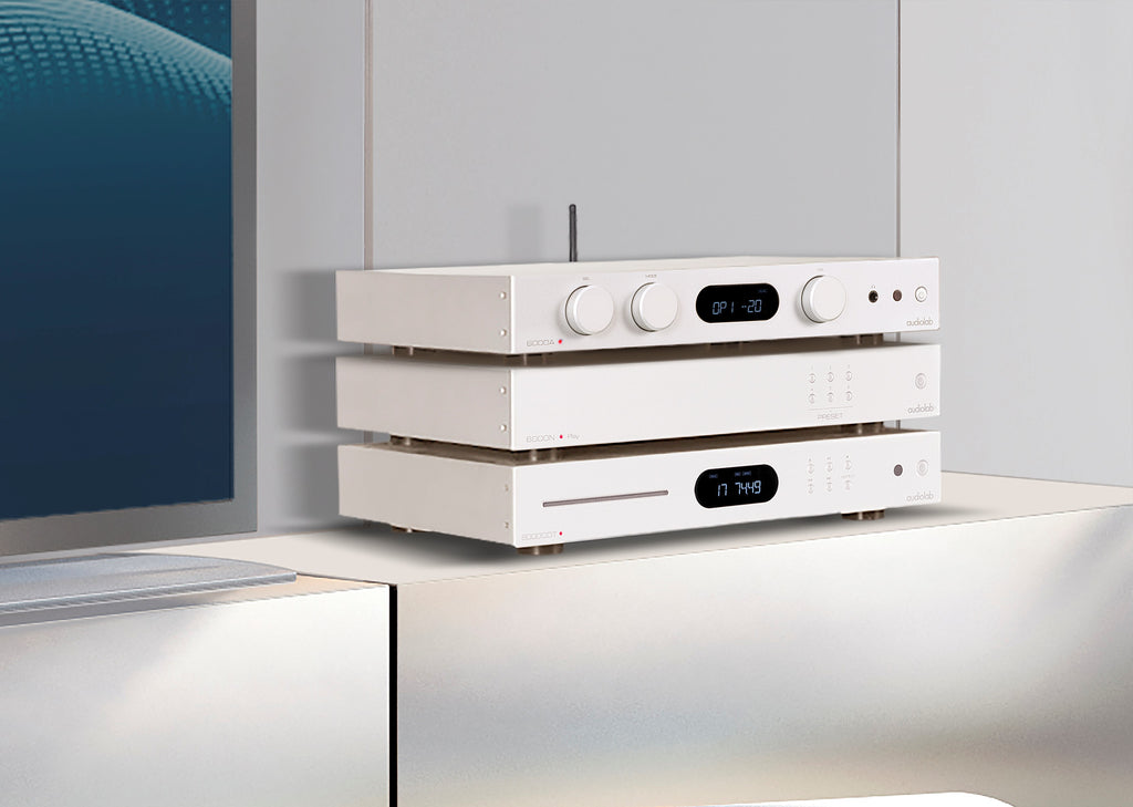 Aansluiten van een hoofdtelefoon op de versterker