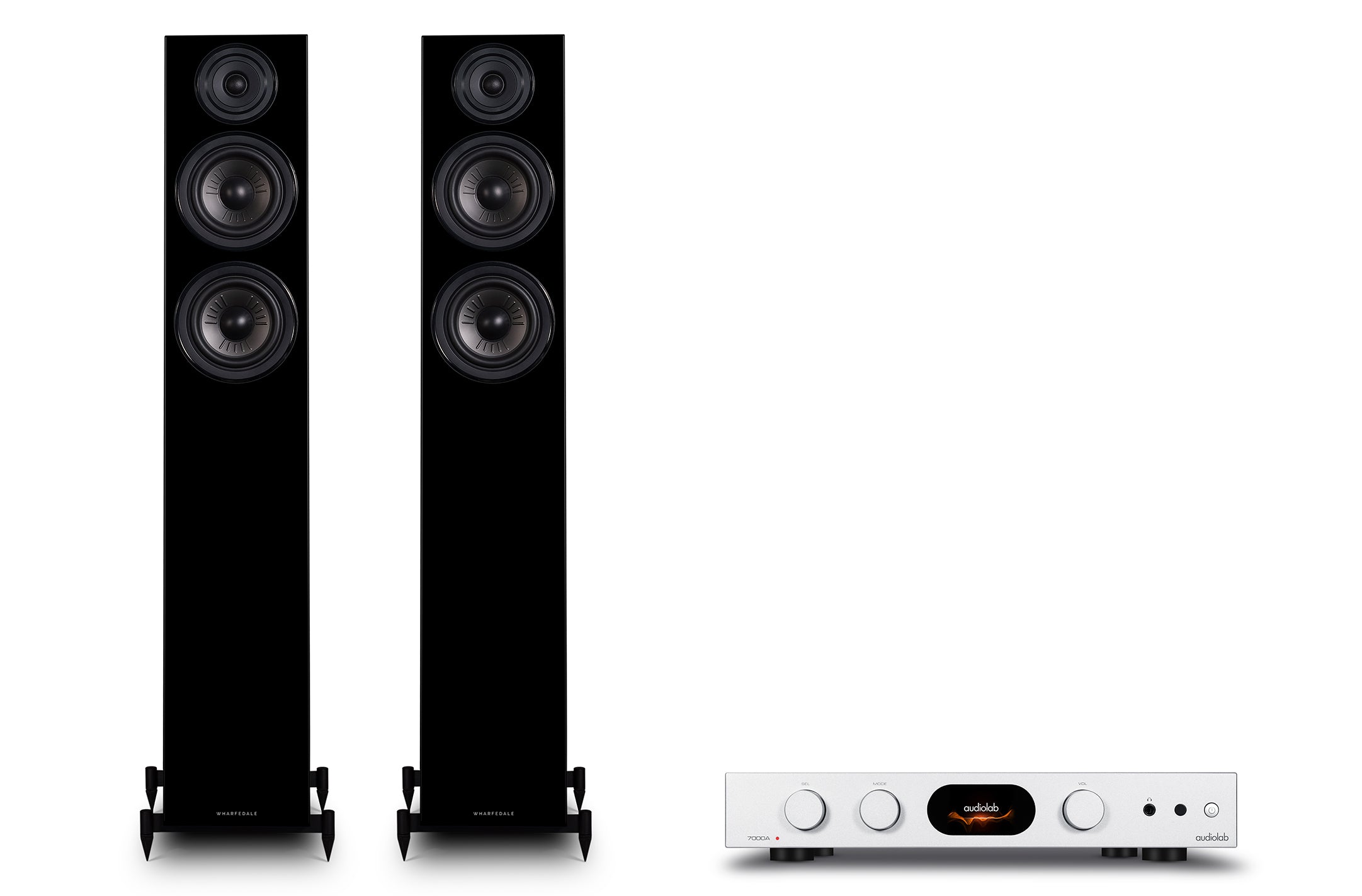 7000A & Wharfedale Diamond 12.4 - Audiolab