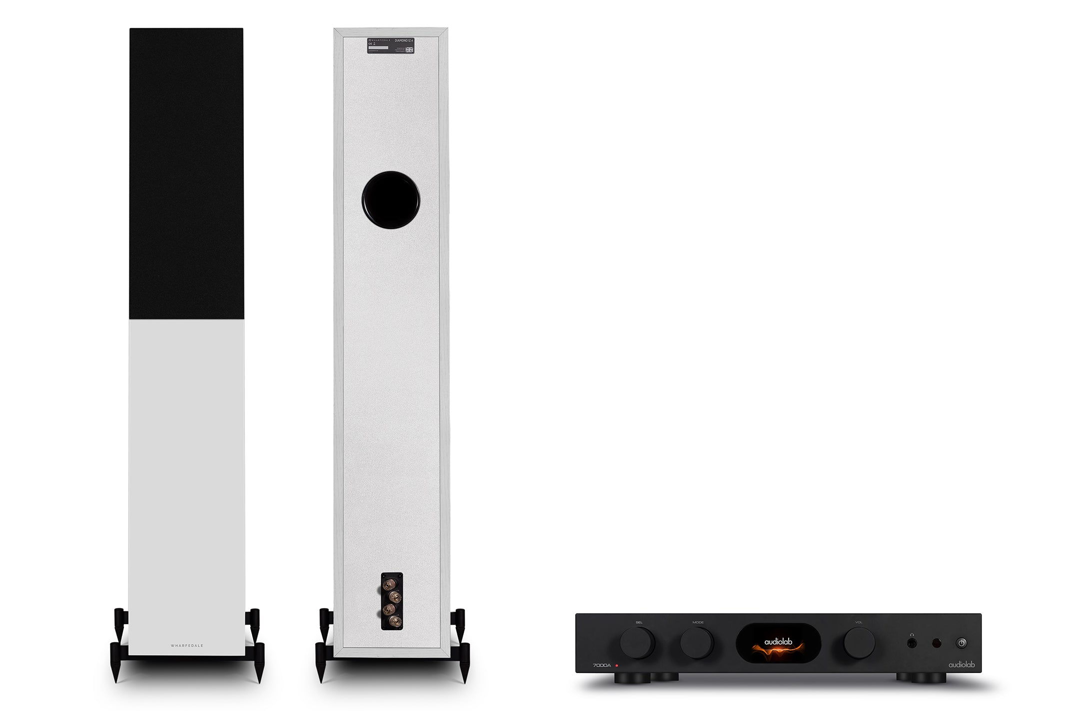 7000A & Wharfedale Diamond 12.4 - Audiolab