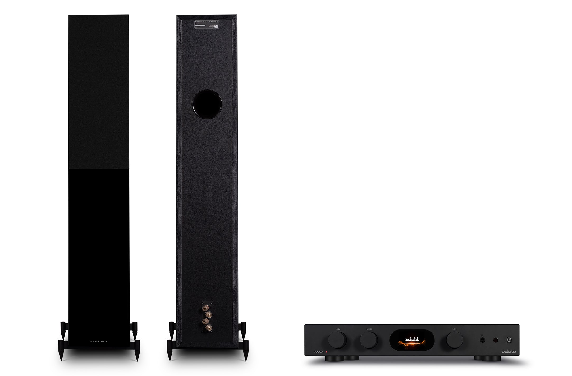 7000A & Wharfedale Diamond 12.4 - Audiolab