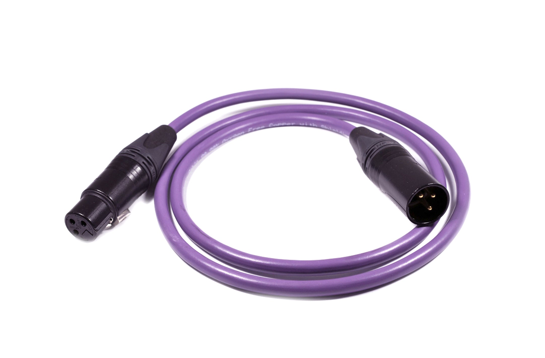 XLR-kabels Paars - Audiolab